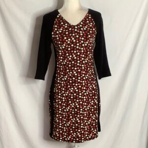 Aryeh Mod Polka Dot Sweater Dress Size M